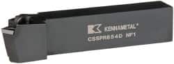 Kennametal - CSSP, Right Hand Cut, 45° Lead Angle, 1-1/4" Shank Height x 1" Shank Width, Positive Rake Indexable Turning Toolholder - 6" OAL, SP..42. Insert Compatibility, Series Kendex - Americas Industrial Supply