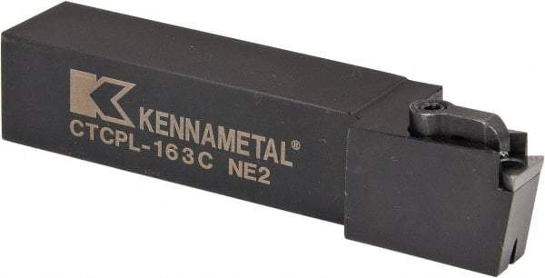Kennametal - CTCP, Left Hand Cut, 0° Lead Angle, 1" Shank Height x 1" Shank Width, Positive Rake Indexable Turning Toolholder - 5" OAL, TP..32. Insert Compatibility, Series Kendex - Americas Industrial Supply