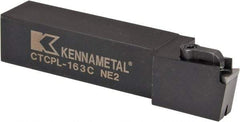 Kennametal - CTCP, Left Hand Cut, 0° Lead Angle, 1" Shank Height x 1" Shank Width, Positive Rake Indexable Turning Toolholder - 5" OAL, TP..32. Insert Compatibility, Series Kendex - Americas Industrial Supply