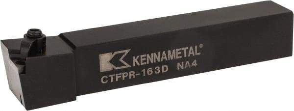 Kennametal - CTFP, Right Hand Cut, 0° Lead Angle, 1" Shank Height x 1" Shank Width, Positive Rake Indexable Turning Toolholder - 6" OAL, TP..32. Insert Compatibility, Series Kendex - Americas Industrial Supply