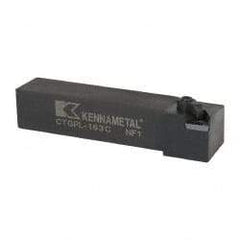 Kennametal - CTGP, Left Hand Cut, 0° Lead Angle, 1" Shank Height x 1" Shank Width, Positive Rake Indexable Turning Toolholder - 5" OAL, TN..32. Insert Compatibility, Series Kendex - Americas Industrial Supply