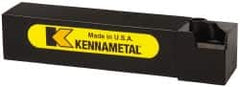 Kennametal - CTGP, Left Hand Cut, 0° Lead Angle, 1-1/4" Shank Height x 1-1/4" Shank Width, Positive Rake Indexable Turning Toolholder - 6" OAL, TP..42. Insert Compatibility, Series Kendex - Americas Industrial Supply