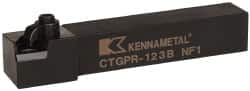 Kennametal - CTGP, Right Hand Cut, 0° Lead Angle, 3/4" Shank Height x 3/4" Shank Width, Positive Rake Indexable Turning Toolholder - 4-1/2" OAL, TN..32. Insert Compatibility, Series Kendex - Americas Industrial Supply