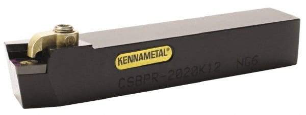 Kennametal - CSBP, Right Hand Cut, 15° Lead Angle, 20mm Shank Height x 20mm Shank Width, Positive Rake Indexable Turning Toolholder - 125mm OAL, SP..1203.. Insert Compatibility, Series Kendex - Americas Industrial Supply