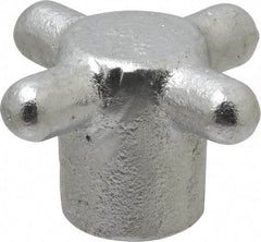 Gibraltar - 2-1/2" Head Diam, 4 Point Spoked Knob - 5/8-11 Hole, Cast Iron - Americas Industrial Supply