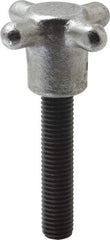 Strong Hand Tools - 2-1/2" Head Diam, 4 Point Spoked Knob - 5/8-11 Stem, Cast Iron - Americas Industrial Supply
