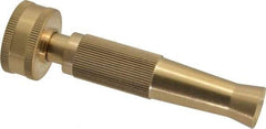 Value Collection - Garden Hose Noninsulated Twist Nozzle - Brass - Americas Industrial Supply