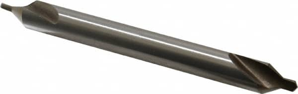 Interstate - #4-1/2 Plain Cut 60° Incl Angle High Speed Steel Combo Drill & Countersink - Americas Industrial Supply