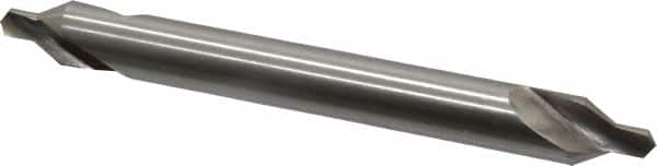 Interstate - #6 Plain Cut 60° Incl Angle High Speed Steel Combo Drill & Countersink - Americas Industrial Supply