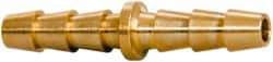Parker - Hose Barb x Hose Barb Hose Mender - 3/16" ID Hose x 0.227" OD Hose, Brass - Americas Industrial Supply