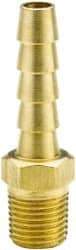 Parker - 1 NPT Thread Hose Barb x Male NPT Connector - 1" ID Hose x 1.02" OD Hose, Brass - Americas Industrial Supply