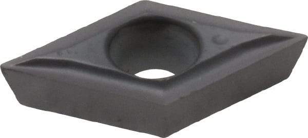 Kennametal - DPGT21.50 LF Grade KC5010 Carbide Turning Insert - TiAlN Finish, 55° Diamond, 1/4" Inscr Circle, 3/32" Thick, 0.0039" Corner Radius - Americas Industrial Supply