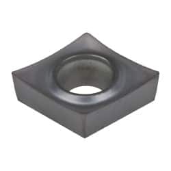 Kennametal - CCGT21.50.5 HP Grade KC5025 Carbide Turning Insert - TiAlN Finish, 80° Diamond, 1/4" Inscr Circle, 3/32" Thick, 0.0079" Corner Radius - Americas Industrial Supply