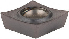 Kennametal - CPGT21.50.5 HP Grade KC5025 Carbide Turning Insert - TiAlN Finish, 80° Diamond, 1/4" Inscr Circle, 3/32" Thick, 0.0079" Corner Radius - Americas Industrial Supply