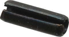 Value Collection - 2mm Diam x 6mm Long Slotted Spring Pin - Grade 1070-1080 Steel, Plain Finish - Americas Industrial Supply