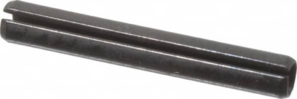 Value Collection - 2mm Diam x 16mm Long Slotted Spring Pin - Grade 1070-1080 Steel, Plain Finish - Americas Industrial Supply