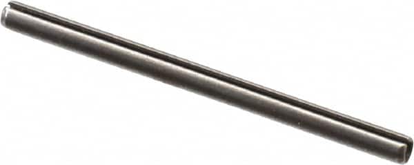 Value Collection - 2mm Diam x 30mm Long Slotted Spring Pin - Grade 1070-1080 Steel, Plain Finish - Americas Industrial Supply