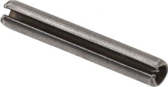 Value Collection - 2.5mm Diam x 16mm Long Slotted Spring Pin - Grade 1070-1080 Steel, Plain Finish - Americas Industrial Supply