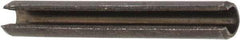 Value Collection - 2.5mm Diam x 20mm Long Slotted Spring Pin - Grade 1070-1080 Steel, Plain Finish - Americas Industrial Supply