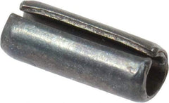 Value Collection - 3mm Diam x 8mm Long Slotted Spring Pin - Grade 1070-1080 Steel, Plain Finish - Americas Industrial Supply