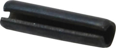 Value Collection - 3mm Diam x 12mm Long Slotted Spring Pin - Grade 1070-1080 Steel, Plain Finish - Americas Industrial Supply