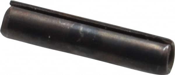 Value Collection - 3mm Diam x 14mm Long Slotted Spring Pin - Grade 1070-1080 Steel, Plain Finish - Americas Industrial Supply
