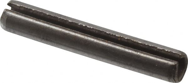 Value Collection - 3mm Diam x 18mm Long Slotted Spring Pin - Grade 1070-1080 Steel, Plain Finish - Americas Industrial Supply