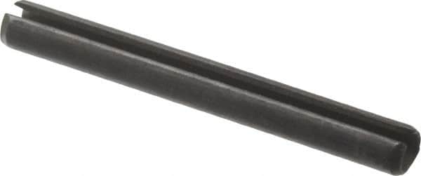 Value Collection - 3mm Diam x 26mm Long Slotted Spring Pin - Grade 1070-1080 Steel, Plain Finish - Americas Industrial Supply