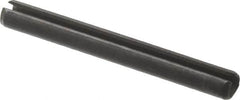 Value Collection - 3mm Diam x 26mm Long Slotted Spring Pin - Grade 1070-1080 Steel, Plain Finish - Americas Industrial Supply
