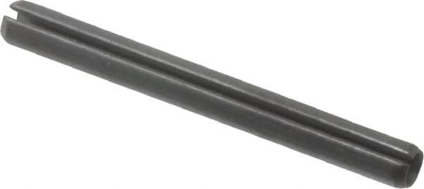 Value Collection - 3mm Diam x 30mm Long Slotted Spring Pin - Grade 1070-1080 Steel, Plain Finish - Americas Industrial Supply