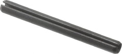 Value Collection - 3mm Diam x 30mm Long Slotted Spring Pin - Grade 1070-1080 Steel, Plain Finish - Americas Industrial Supply