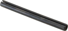 Value Collection - 3mm Diam x 32mm Long Slotted Spring Pin - Grade 1070-1080 Steel, Plain Finish - Americas Industrial Supply