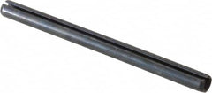 Value Collection - 3mm Diam x 40mm Long Slotted Spring Pin - Grade 1070-1080 Steel, Plain Finish - Americas Industrial Supply