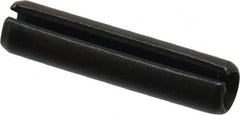 Value Collection - 4mm Diam x 18mm Long Slotted Spring Pin - Grade 1070-1080 Steel, Plain Finish - Americas Industrial Supply
