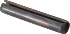 Value Collection - 4mm Diam x 22mm Long Slotted Spring Pin - Grade 1070-1080 Steel, Plain Finish - Americas Industrial Supply