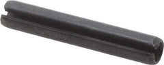Value Collection - 4mm Diam x 24mm Long Slotted Spring Pin - Grade 1070-1080 Steel, Plain Finish - Americas Industrial Supply