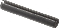 Value Collection - 4mm Diam x 26mm Long Slotted Spring Pin - Grade 1070-1080 Steel, Plain Finish - Americas Industrial Supply