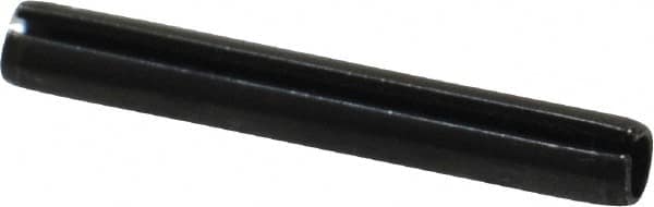 Value Collection - 4mm Diam x 30mm Long Slotted Spring Pin - Grade 1070-1080 Steel, Plain Finish - Americas Industrial Supply