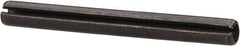 Value Collection - 4mm Diam x 40mm Long Slotted Spring Pin - Grade 1070-1080 Steel, Plain Finish - Americas Industrial Supply