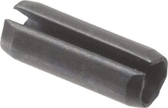 Value Collection - 5mm Diam x 14mm Long Slotted Spring Pin - Grade 1070-1080 Steel, Plain Finish - Americas Industrial Supply