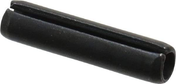 Value Collection - 5mm Diam x 22mm Long Slotted Spring Pin - Grade 1070-1080 Steel, Plain Finish - Americas Industrial Supply