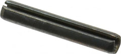Value Collection - 5mm Diam x 30mm Long Slotted Spring Pin - Grade 1070-1080 Steel, Plain Finish - Americas Industrial Supply