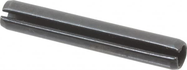 Value Collection - 5mm Diam x 32mm Long Slotted Spring Pin - Grade 1070-1080 Steel, Plain Finish - Americas Industrial Supply