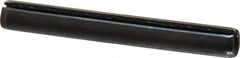 Value Collection - 5mm Diam x 40mm Long Slotted Spring Pin - Grade 1070-1080 Steel, Plain Finish - Americas Industrial Supply