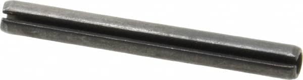 Value Collection - 5mm Diam x 45mm Long Slotted Spring Pin - Grade 1070-1080 Steel, Plain Finish - Americas Industrial Supply