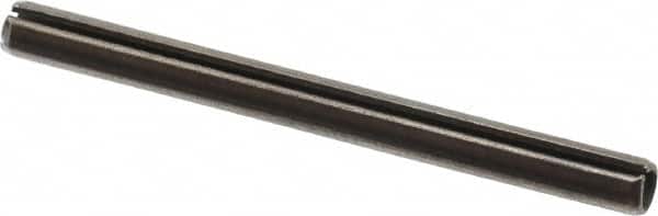 Value Collection - 5mm Diam x 60mm Long Slotted Spring Pin - Grade 1070-1080 Steel, Plain Finish - Americas Industrial Supply