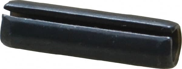 Value Collection - 6mm Diam x 22mm Long Slotted Spring Pin - Grade 1070-1080 Steel, Plain Finish - Americas Industrial Supply