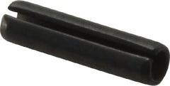 Value Collection - 6mm Diam x 24mm Long Slotted Spring Pin - Grade 1070-1080 Steel, Plain Finish - Americas Industrial Supply