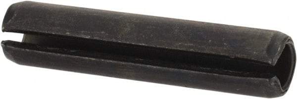 Value Collection - 6mm Diam x 28mm Long Slotted Spring Pin - Grade 1070-1080 Steel, Plain Finish - Americas Industrial Supply