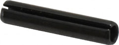Value Collection - 6mm Diam x 30mm Long Slotted Spring Pin - Grade 1070-1080 Steel, Plain Finish - Americas Industrial Supply